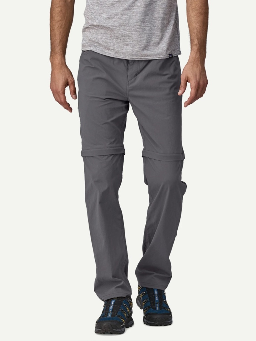 NWOT Patagonia Men's Quandary Convertible Pants Grey Size 36